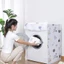 Phủ máy giặt nhiều kích thước bọc máy giặt cửa ngang cửa trên chống thấm chống bụi trùm máy giặt tiện ích