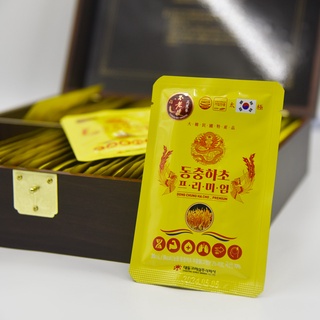 Nước Đông Trùng Hạ Thảo DaeDong Hàn Quốc - Hộp Gỗ 60 gói x 30ml