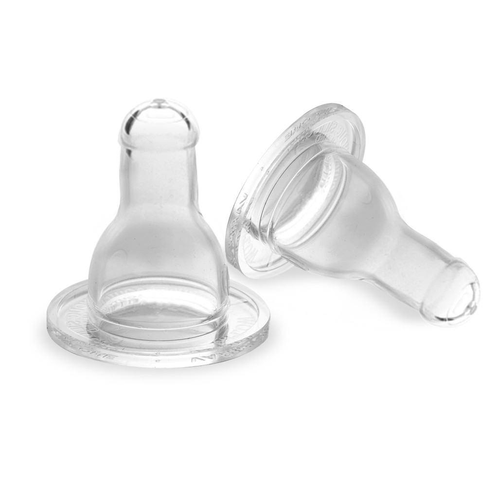 Ảnh Vỉ 2 núm ti cho bình cổ thường Pur Feeding 2