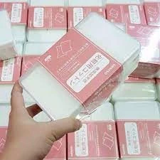 ⭐ 1000 miếng ⭐ Hộp 1000 Miếng Bông tẩy trang MINISO Nhật Bản