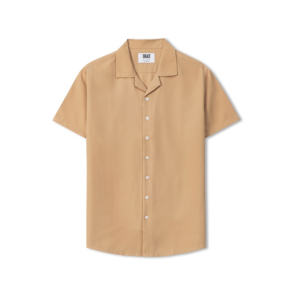 Product image Áo Sơ Mi Tay Ngắn Cổ Vest Dekace Vải Chéo Dày Dặn 1