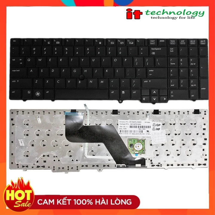 Bàn phím HP EliteBook 8540 8540P 8540W hp8540 hp-8540w hp-8540p hp8540w