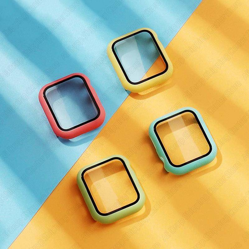 Vỏ bảo vệ Apple Watch Series 7 41mm 45mm Phụ kiện Apple Watch Cover iWatch 6 5 4 SE 3 2 1 38 40 42 44 MM Ốp lưng
