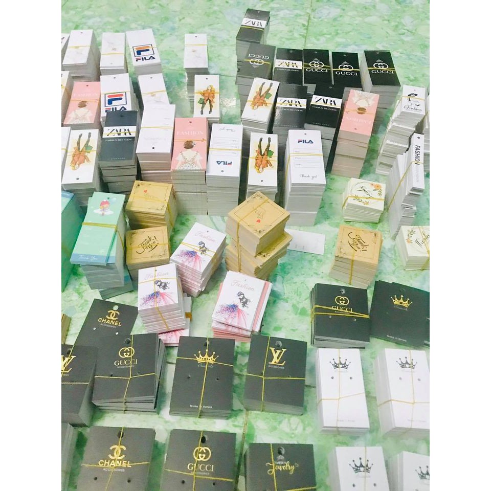 100 Tag Thuyên Tai Fashion Jewelry sang trọng (hàng có sẵn)