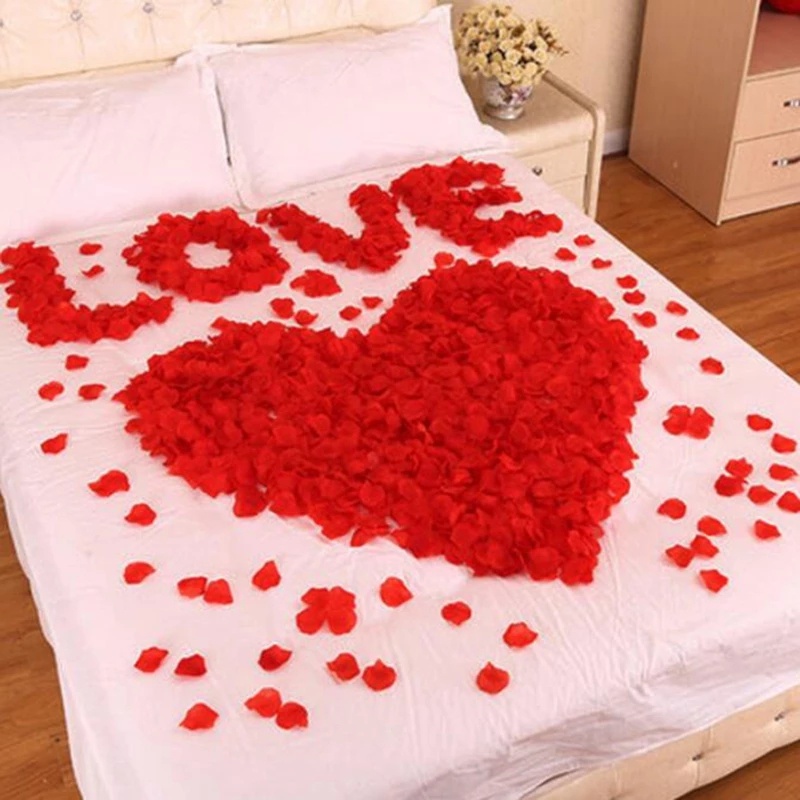 Cánh Hoa Hồng Giả Dùng Trang Trí Tiệc Cưới