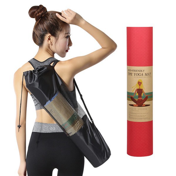 Thảm tập Yoga TPE 2 lớp dày dặn chống trơn trượt