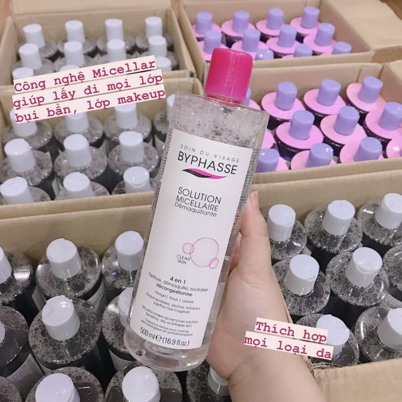 Nước Tẩy Trang Byphasse Micellar Make-up Remover Solution 500ml ...