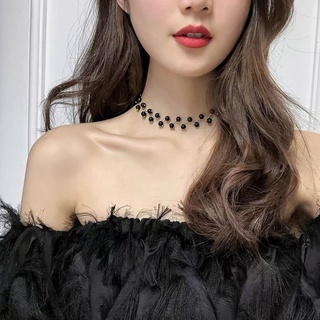 Vòng cổ ngọc trai nữ, choker ngọc trai thời trang phong cách vintage - Happy Life 4U