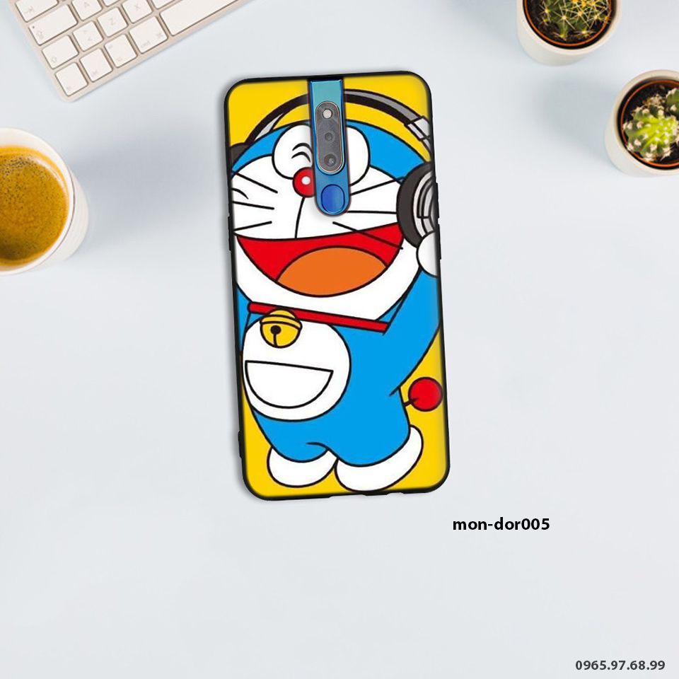 Miếng dán skin cho các dòng Oppo F11, F11 Pro in hình Doraemon cực cute