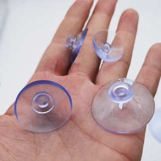 COLO 50 Chiếc Cốc Hút Trong Suốt Không Móc Nhựa PVC Hút Trang Trí Nhà