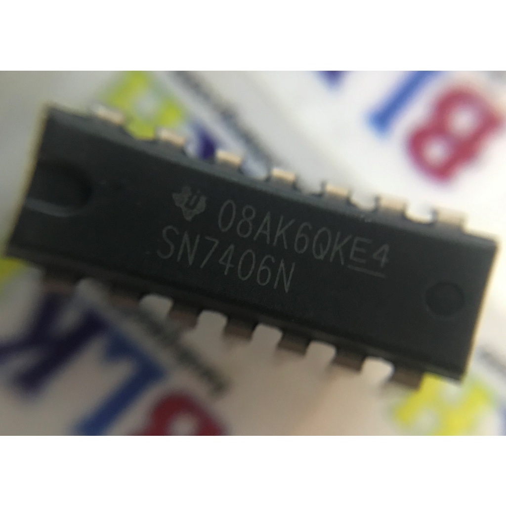 IC Logic SN7406N DIP-14 chính hãng TI | Shopee Việt Nam