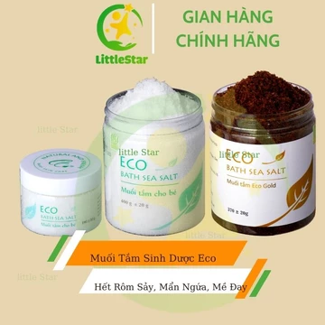 Muối Tắm Bé Eco - Muối Tắm Sinh Dược Hết Rôm Sảy - Mề Đay - Muối Tắm Bé Thảo Dược HTX SInh Dược