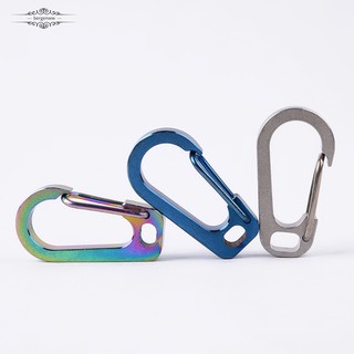 ✅Carabiner Móc Khóa Khóa Hợp Kim Titan Thắt Lưng Kẹp Chống Mất Móc Treo Dụng Cụ