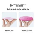 Máy rửa mặt massage KSKIN KD303. Làm sạch da, trẻ hóa da bằng công nghệ sóng siêu âm, sạc cảm ứng, rửa tẩy trang — ảnh 3