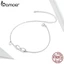 Lắc chân BAMOER SCT019 bằng bạc 925 mạ platinum có độ bóng cao thời trang