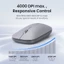 Chuột UGREEN Bluetooth không dây 2.4G và 5G Mô hình kép Chuột im lặng 4000 DPI Tay trái phải cho máy tính bảng MacBook Máy tính xách tay PC