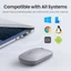 Chuột UGREEN Bluetooth không dây 2.4G và 5G Mô hình kép Chuột im lặng 4000 DPI Tay trái phải cho máy tính bảng MacBook Máy tính xách tay PC