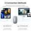 Chuột UGREEN Bluetooth không dây 2.4G và 5G Mô hình kép Chuột im lặng 4000 DPI Tay trái phải cho máy tính bảng MacBook Máy tính xách tay PC