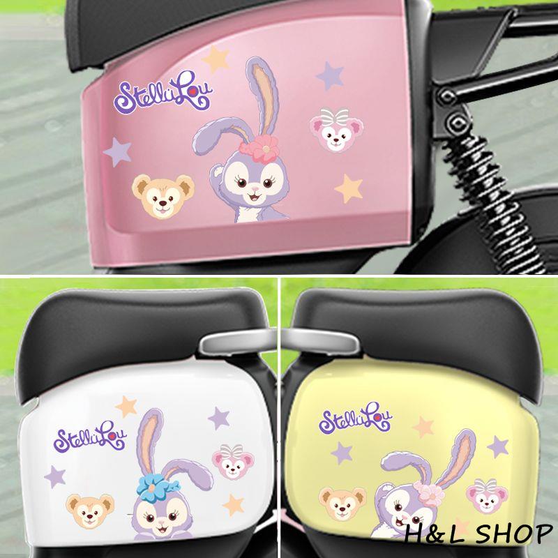 Hl sticker Dán Trang Trí Xe Máy / Xe Hơi Chống Trầy Xước Họa Tiết Hoạt Hình Dễ Thương