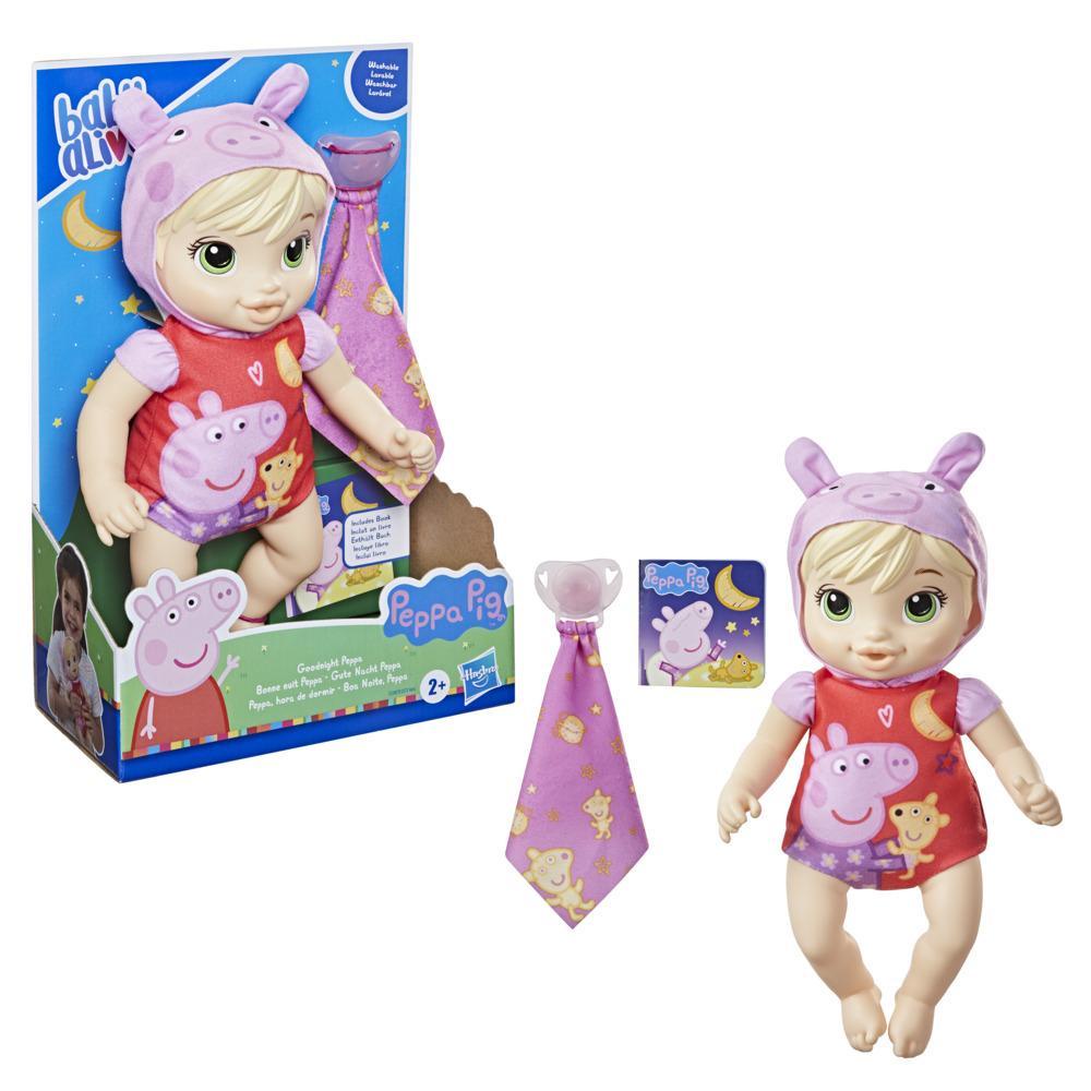 Búp bê Peppa Baby Alive Naughty Baby Goodnight F2387