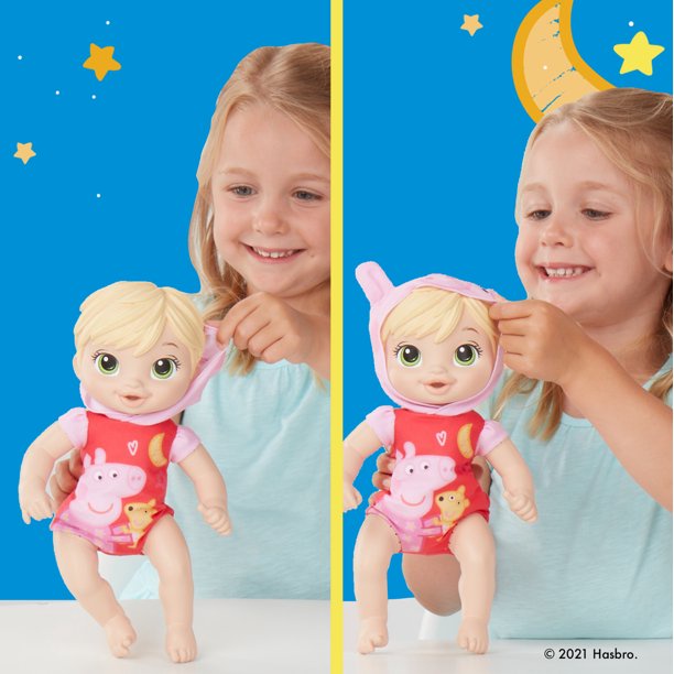 Búp bê Peppa Baby Alive Naughty Baby Goodnight F2387