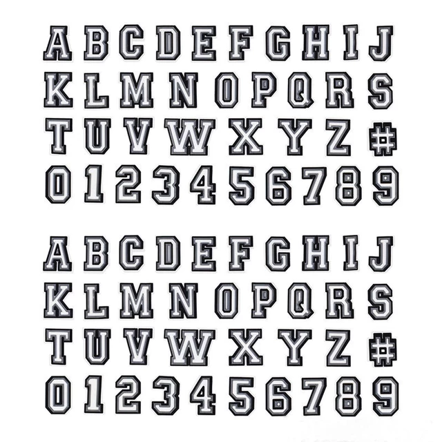 chữ đen trắng sticker dép cross charm để trang trí dép chữ H cross dép lê dép tổ ong Phụ kiện trang trí