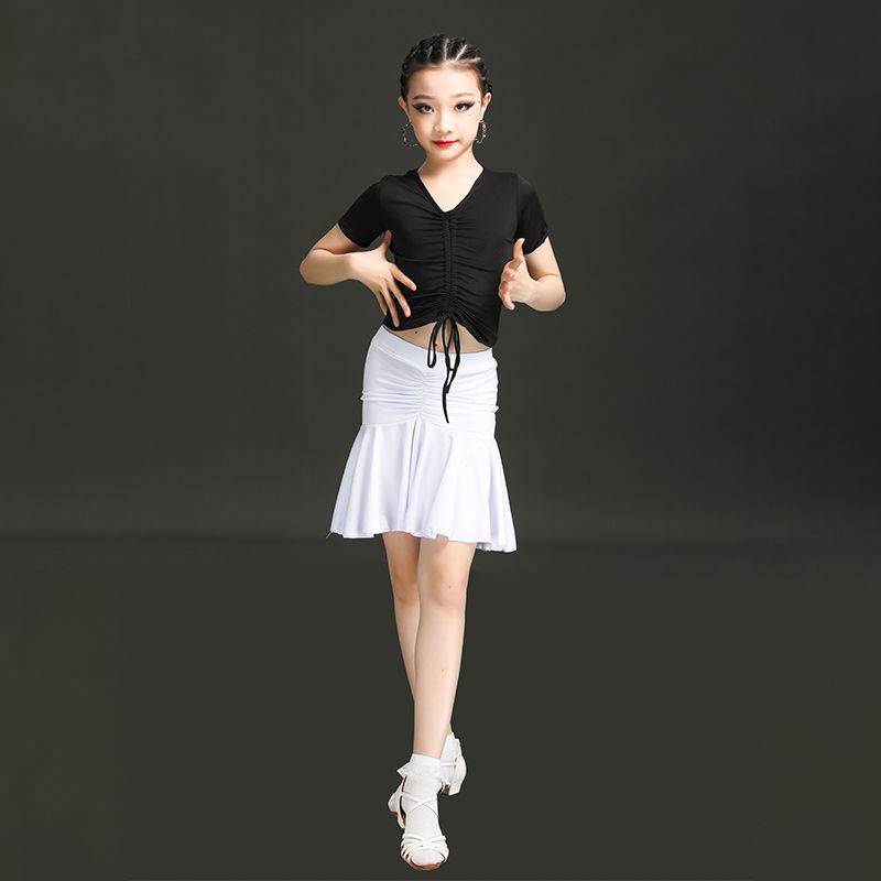 latin bé gái váy Trang Phục Khiêu Vũ Latin Chuyên Nghiệp Dành Cho Trẻ Em Và Phụ Nữ#Bộ Trang Phục Biểu Diễn Khiêu Vũ Latin Mùa Hè Size