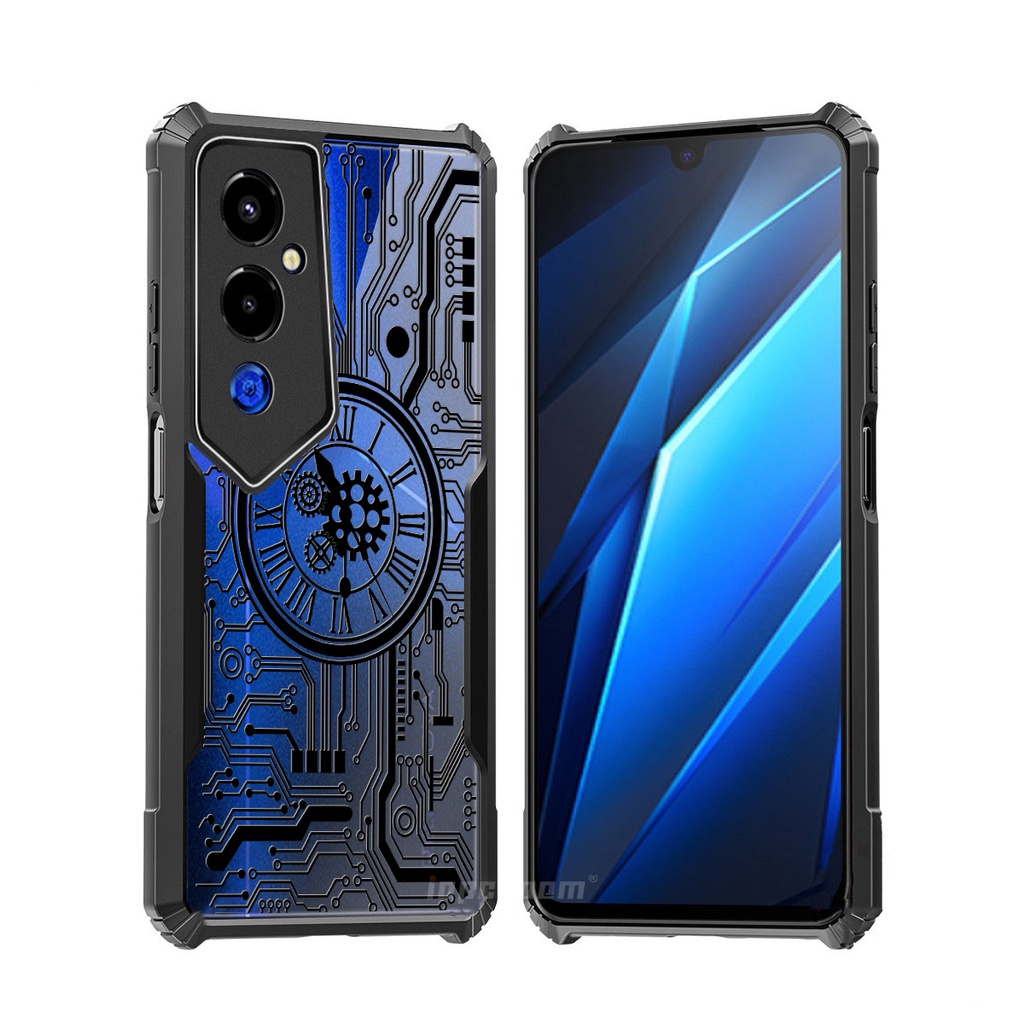 Bao Da Điện Thoại Trong Suốt Chống Sốc Cho tecno pova 5 4 pro 3 neo 2 Ốp