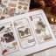 1 Tờ Nhãn Dán Giấy Washi Hình Bướm / Khu Vườn / Tạp Chí Vintage Trang Trí Sổ Tay