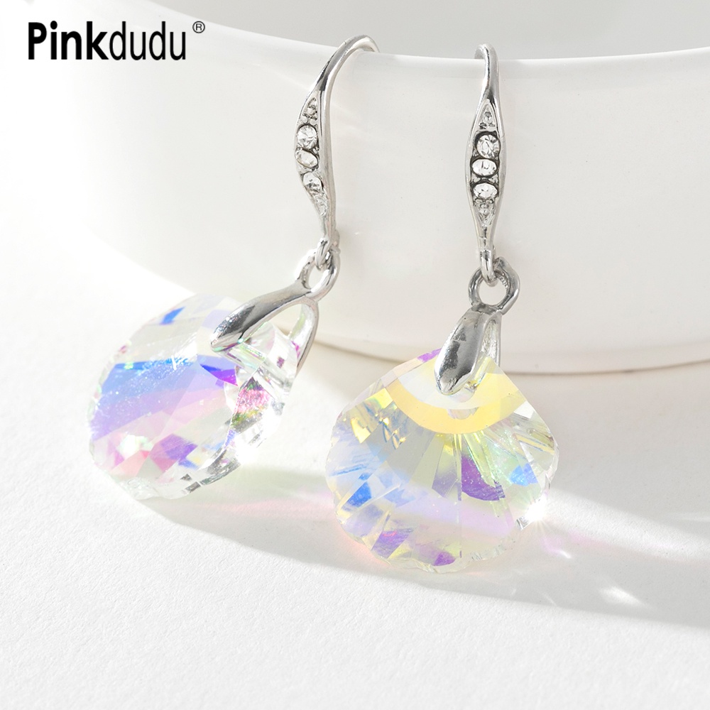 Ảnh Khuyên tai Pinkdudu PD789 hợp kim dát đá lấp lánh thời trang cho nữ 1