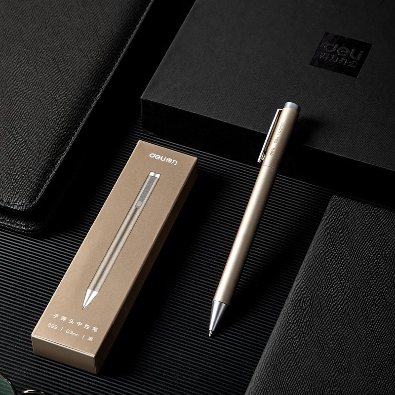Bút Bi Mực Đen Ngòi 0.5MM Xiaomi Deli