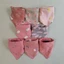 Set 8 Yếm Ăn Cotton Hình Tam Giác In Họa Tiết Hoạt Hình Xinh Xắn Dành Cho Các Bé