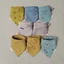Set 8 Yếm Ăn Cotton Hình Tam Giác In Họa Tiết Hoạt Hình Xinh Xắn Dành Cho Các Bé