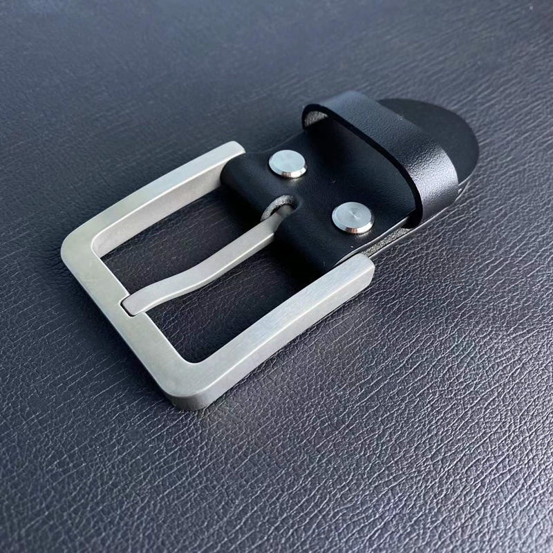 Khóa dây nịt titan nguyên chất 99% 00516 | Khóa kim nam chống dị ứng | Nội rộng 35mm & 40mm | Siêu nhẹ kèm vít cố định | Không gỉ không ăn mòn | Phong cách tối giản đa năng | Phù hợp công sở & giải trí