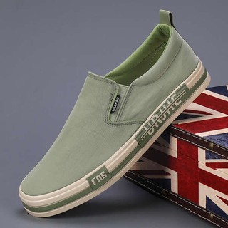 Giày Lười Bằng Vải Canvas Thoáng Khí Phong Cách Mới 2023 Dành Cho Nam