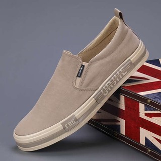 Giày Lười Bằng Vải Canvas Thoáng Khí Phong Cách Mới 2023 Dành Cho Nam