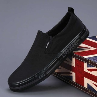Giày Lười Bằng Vải Canvas Thoáng Khí Phong Cách Mới 2023 Dành Cho Nam