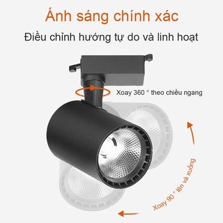 đèn rọi ray led COB đèn chiếu trần nhà, Đèn Ống Bơ for cửa hàng,đèn spotlight, Phòng khách trang trí nhà cửa, đèn soi tranh, ray nam châm 220v, BH 2 năm
