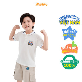 Áo thun polo Superman DC bé trai Rabity 101.001