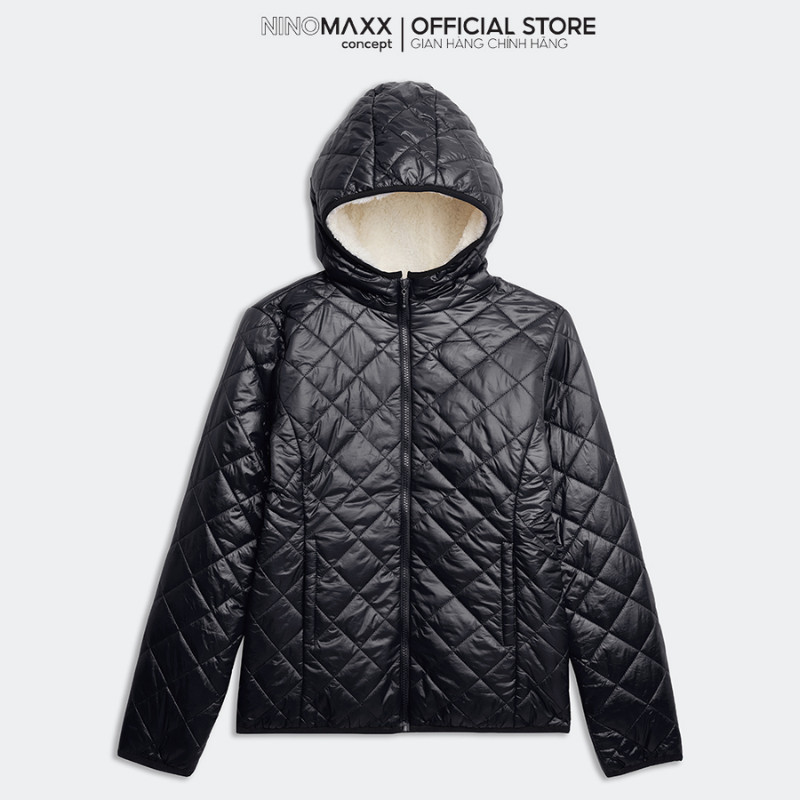 [CÒN SIZE M, XL] NINOMAXX Áo khoác chần gòn Nữ lót lông bên trong 1805117