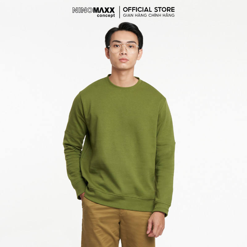 NINOMAXX Áo hoodie Nam tay dài cotton 2204002