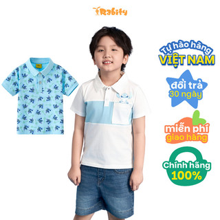Áo thun polo tay ngắn Stitch Disney bé trai Rabity 501.013