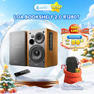 Loa Bookshelf 2.0 EDIFIER R1280T | Công Suất 42W | Đầu Vào RCA Kép | Vỏ Gỗ Cổ Điển | Bảo Hành 15 Tháng