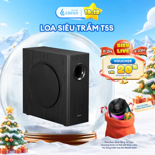 Loa Âm Trầm EDIFIER T5S | Công Suất Cực Đại 70W | Loa Bass 8 Inch | Khuếch Đại Âm Thanh Class D | Bảo Hành 15 Tháng