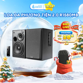 Loa Bookshelf Đa Phương Tiện EDIFIER R1580MB | Bluetooth | Vỏ Gỗ Chống Dội Âm | Công Suất 42W | Bảo Hành 15 Tháng