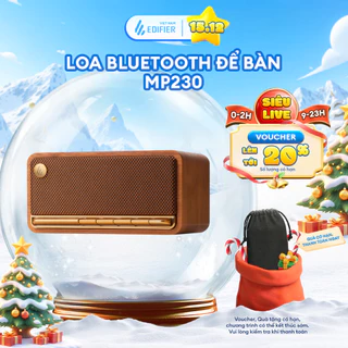 Loa Bluetooth Để Bàn EDIFIER MP230 | Công Suất 20W | Thời Gian Sử Dụng Đến 10H | Vỏ Gỗ Chống Dội Âm | Bảo Hành 15 Tháng