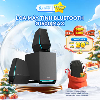 Loa Bluetooth Để Bàn EDIFIER G1500 MAX | Công Suất 30W | Đèn LED RGB | Bluetooth 5.3 | Bảo Hành 15 Tháng