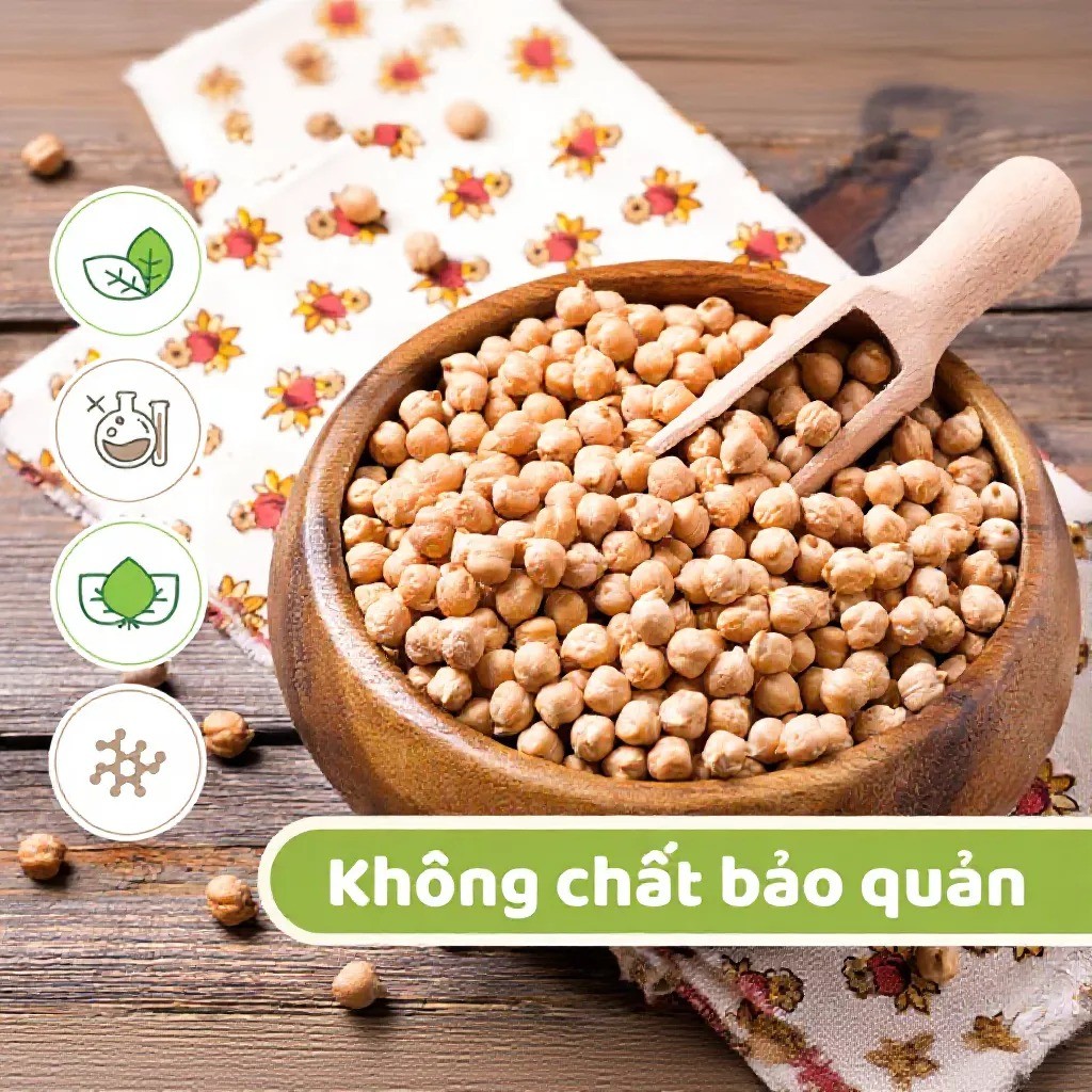 Hạt Đậu Gà 500g, Hạt Dinh Dưỡng, Bùi Béo Tự Nhiên, Snack Hạt Dinh Dưỡng Cao Cấp Ăn Vặt