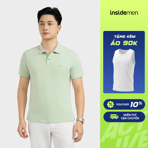 Áo Polo Nam Insidemen Regular Fit Cottion Thoáng khí Co Giãn IPS096EDP01