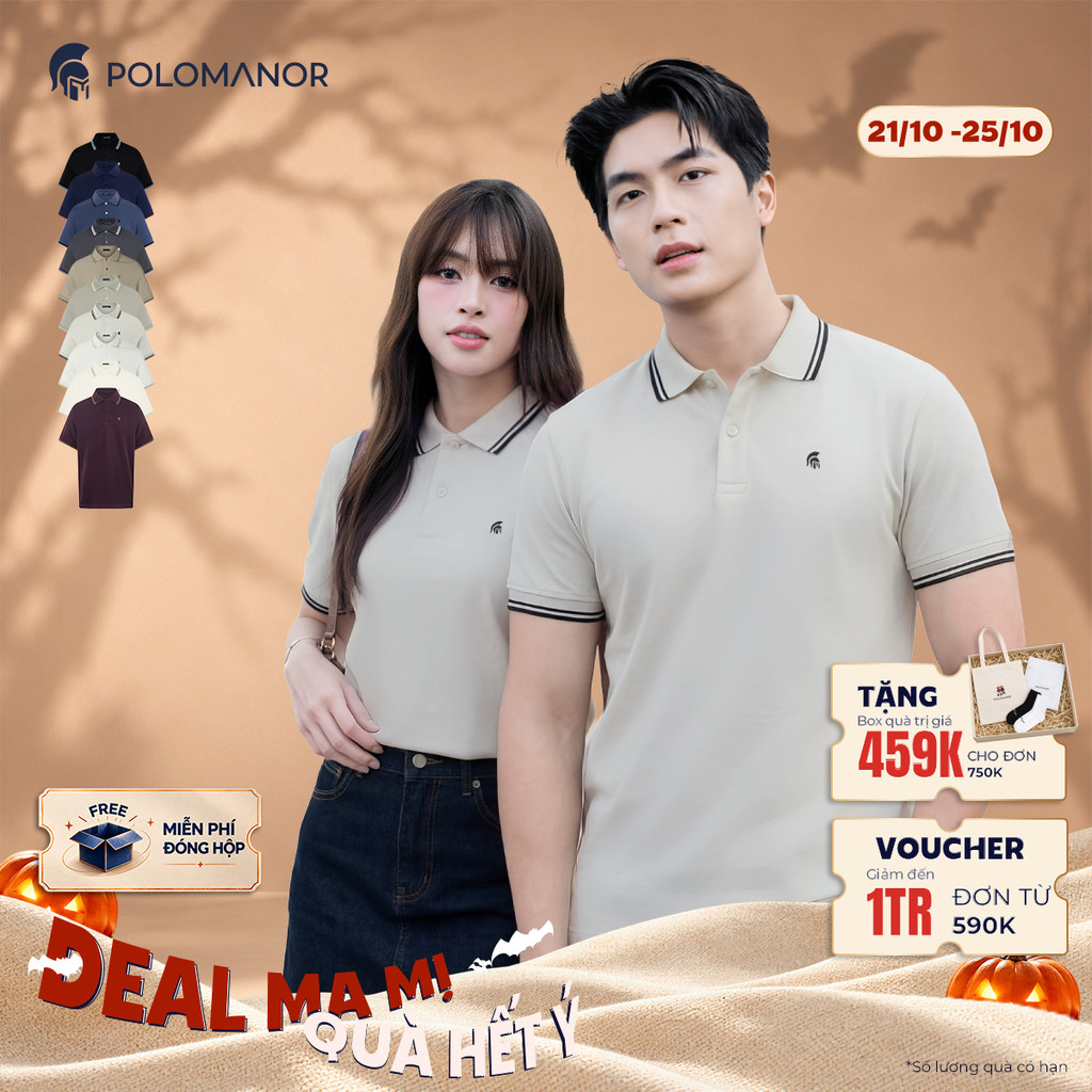 [BEST SELLER] Áo polo nam cao cấp BASIC CLASSIC, POLO QUỐC DÂN vải CVC interlock sang trọng - POLOMANOR